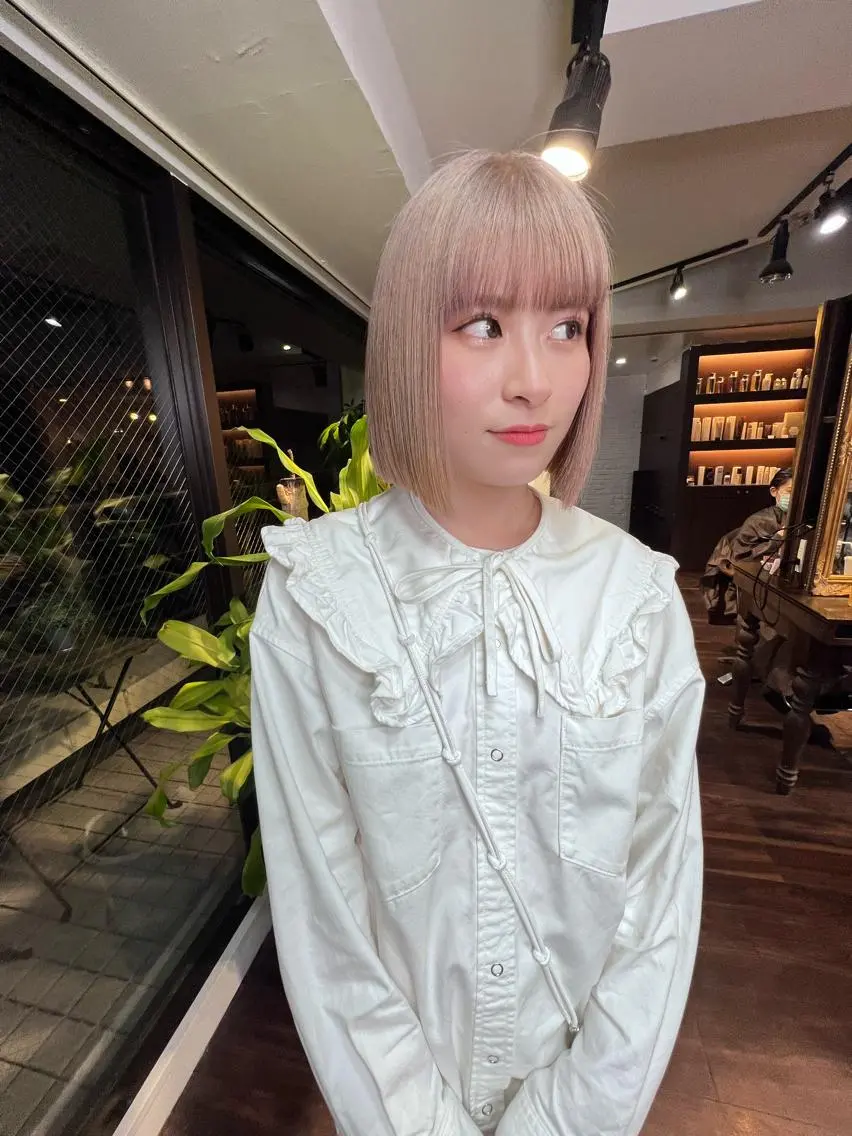 ショート カラー ブリーチ ケアブリーチ ダブルカラー ハイトーンカラー イルミナカラー 🧡色落ちまで2度 楽しめる🧡ヨシキのヘアスタイル