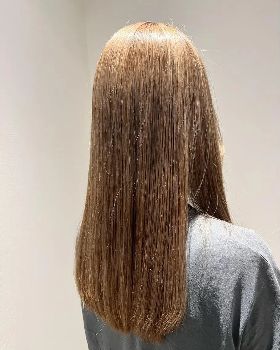 ロング カラー 髪質改善／透明感 NAKAIEのヘアスタイル