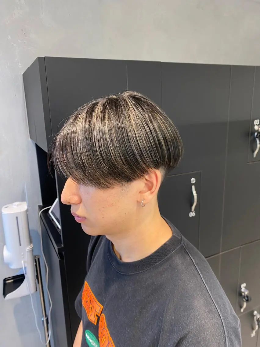 ミディアム カラー ヘアアレンジ メンズ 当日予約⭕️ JUNYAのヘアスタイル