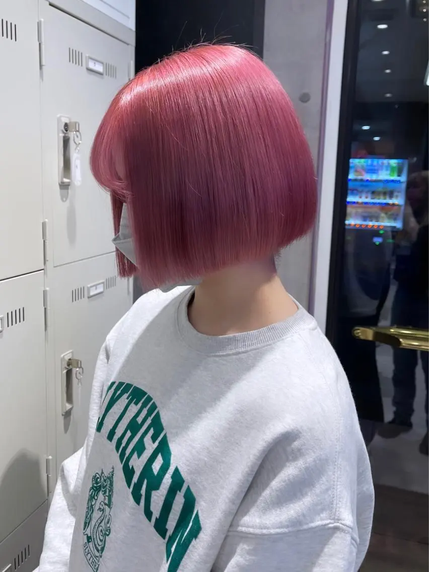ミディアム カラー パーマ ヘアアレンジ メンズ キッズ ネイル マツエク・マツパ アイブロウ レイヤー/ダブル カラー/YURINAのヘアスタイル
