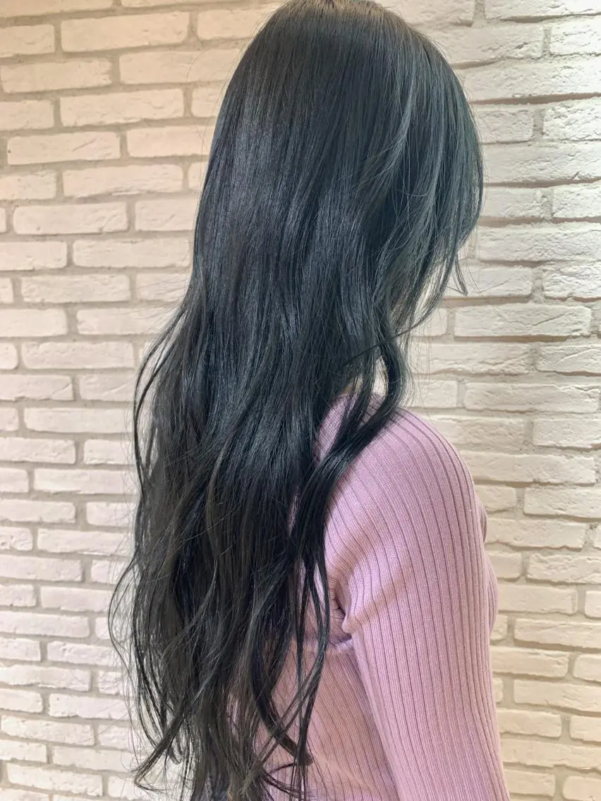 ロング カラー ヘアアレンジ ヘアカラー トリートメント yuka .のヘアスタイル