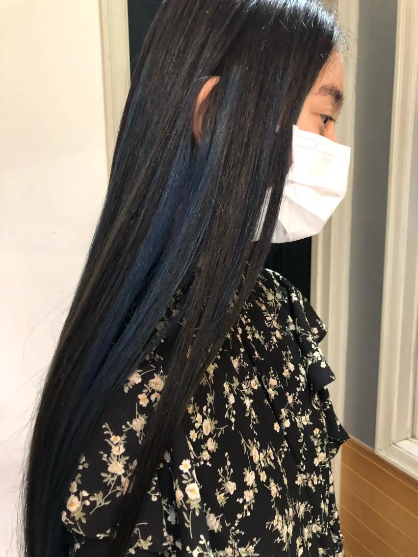 ロング カラー eri kinjoのヘアスタイル