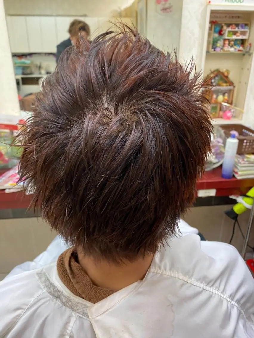 カラー 竹内 英明のヘアスタイル