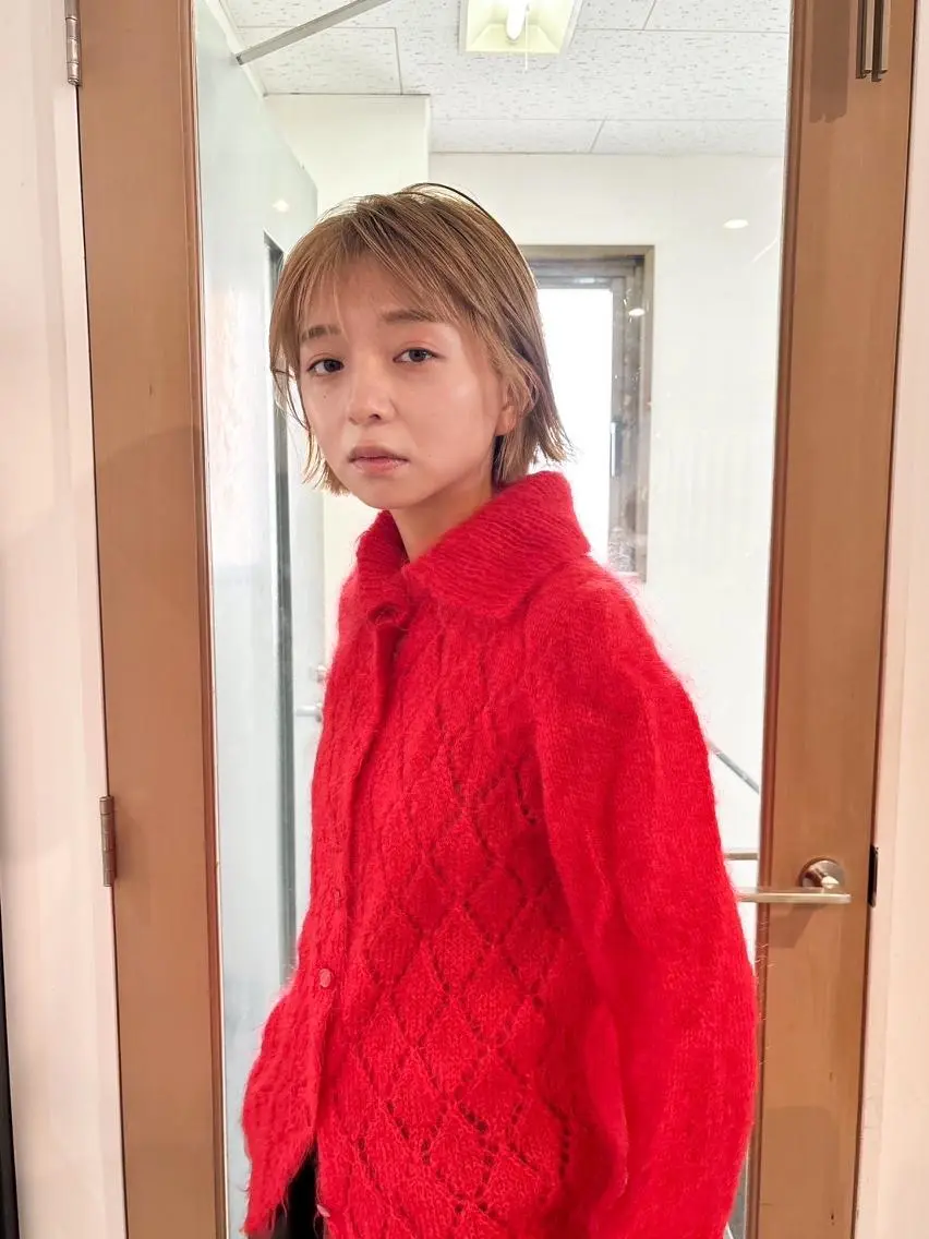 ショート カラー ショートボブ アディクシーカラー ブリーチ ケアブリーチ デザインカラー ヘアカラー CEINE OURのヘアスタイル