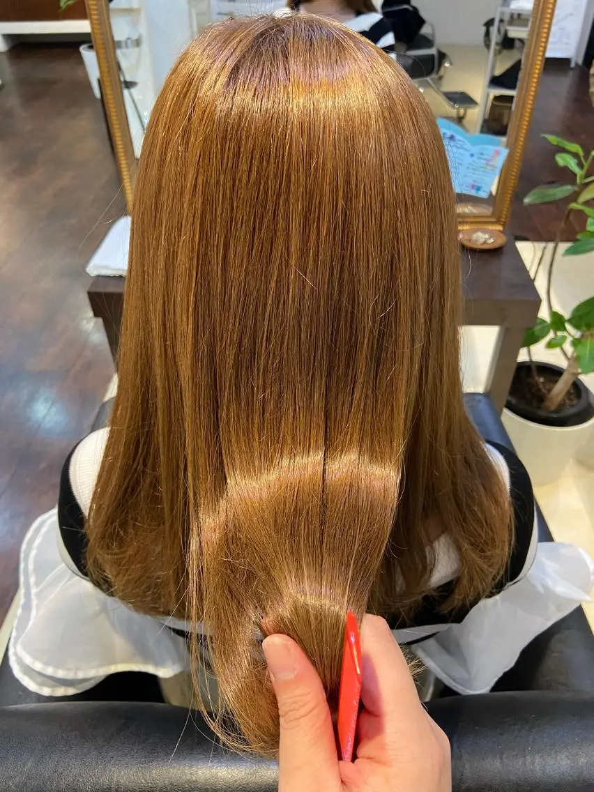 セミロング トリートメント 🌼志岐 恵🌼のヘアスタイル