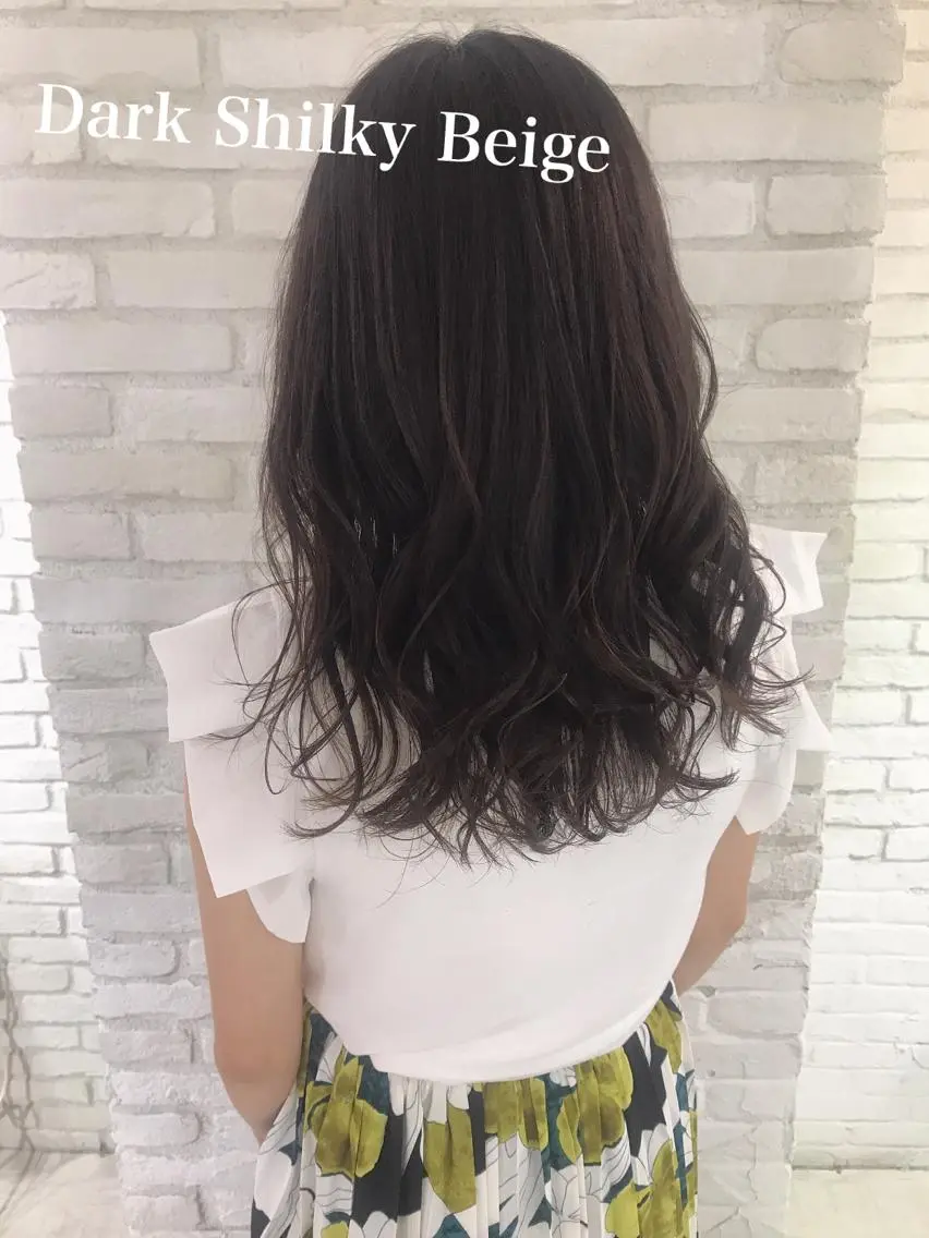 セミロング カラー ブリーチ 透明感カラー ブリーチなしカラー ❣️モテ髪❣️佐野 圭佑のヘアスタイル