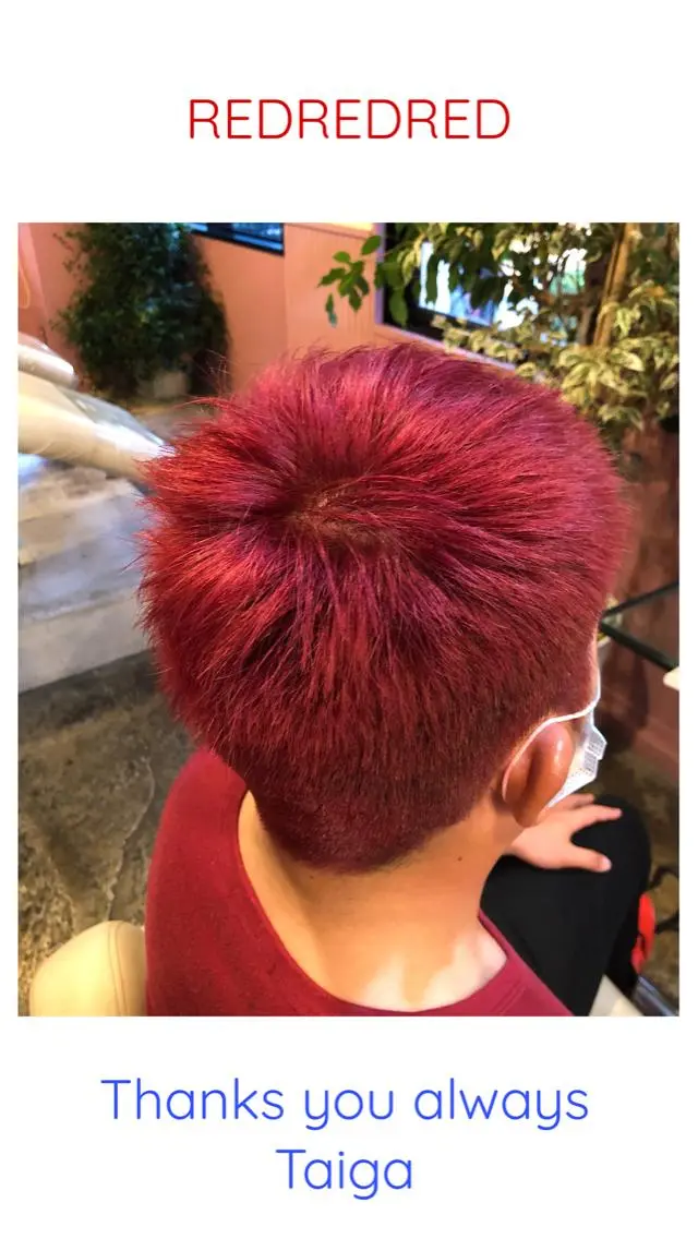 ショート カラー パーマ ヘアアレンジ メンズ メンズブリーチ メンズインナーカラー メンズ就活ヘア 学生(メンズ向け) ブリーチ 表参道Lise おおいしおりのその他イメージ