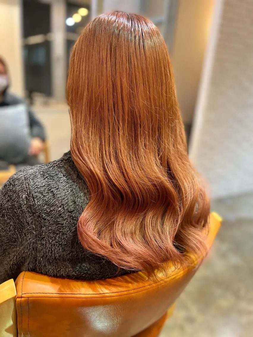 ロング カラー 縮毛矯正&髪質改善 ⭐️OGUのヘアスタイル