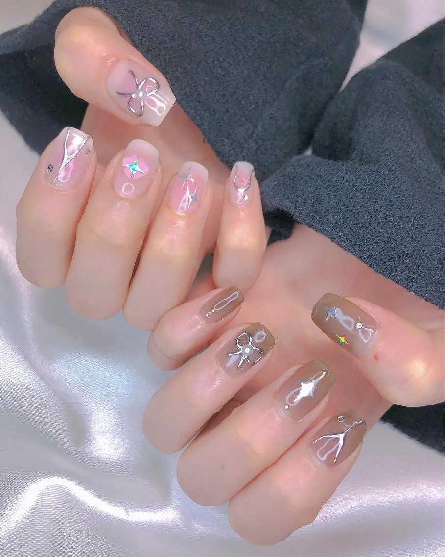 ネイル 持ち込み ハンドネイル フットネイル mi chiのネイルデザイン