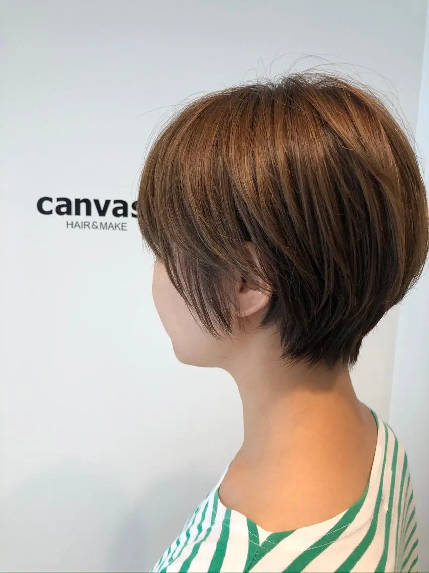 ショート カラー カット ヘアカラー トリートメント ✨上品可愛い 垢抜けヘア/後藤✨のヘアスタイル