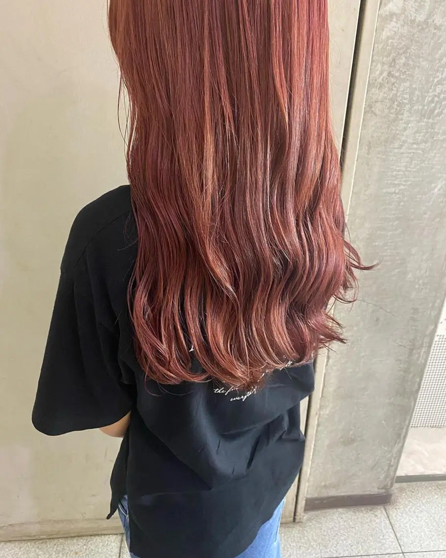 ミディアム カラー ブリーチ 清村 和音のヘアスタイル