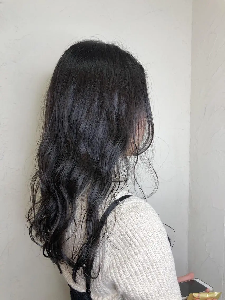 ロング カラー 久力琴音''透明感 カラー''アレンジのヘアスタイル