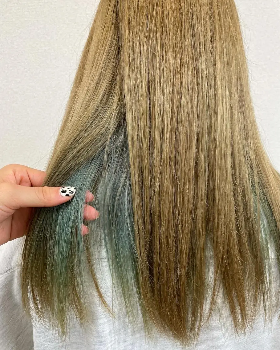 ロング カラー もりたみかこ 美容師お休み中のヘアスタイル