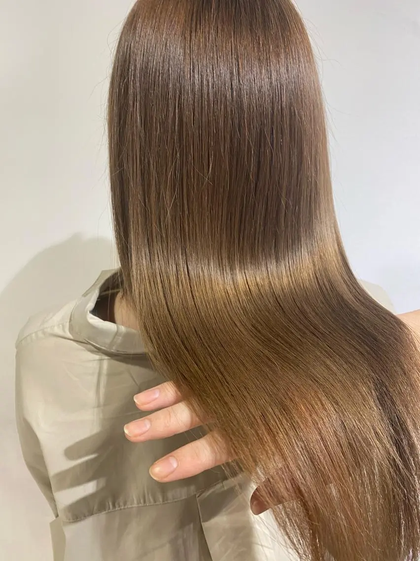 セミロング トリートメント 酸熱トリートメント 須田 ゆかりのヘアスタイル