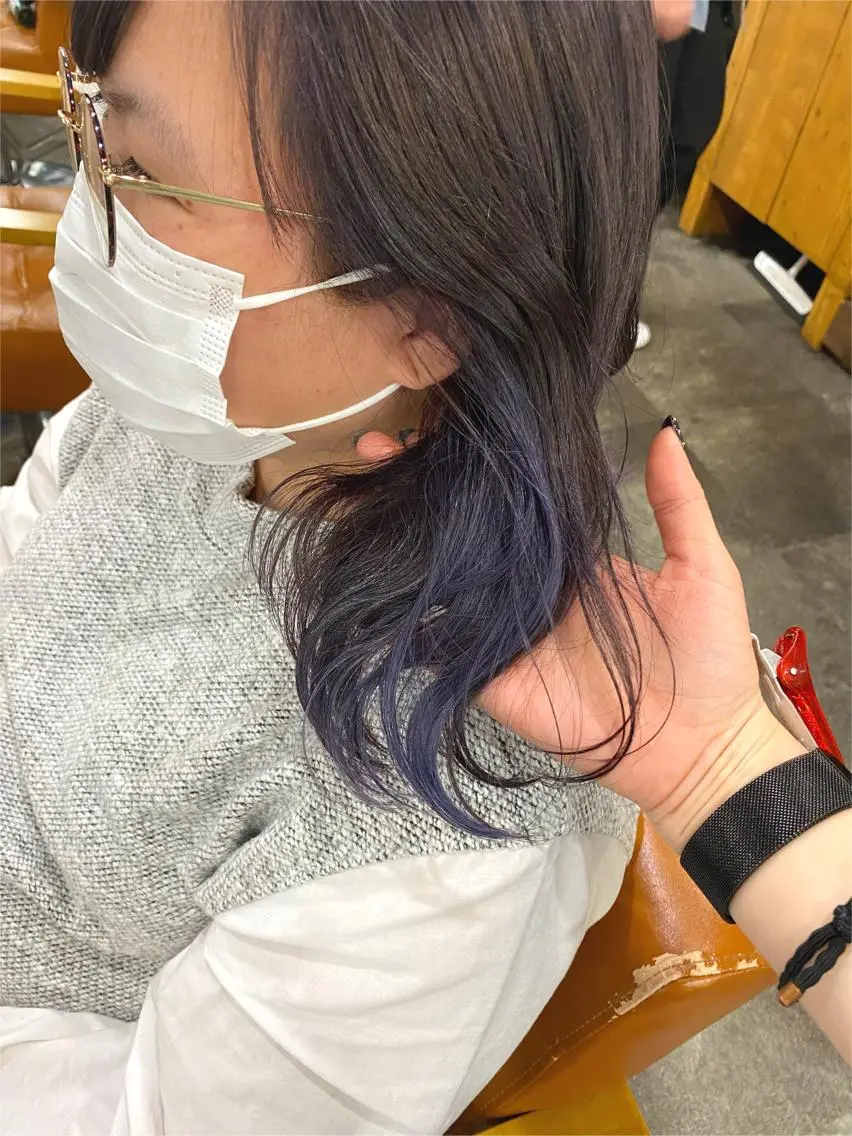 ミディアム ヘアカラー トリートメント 美髪ヘア 🤍erikaのヘアスタイル