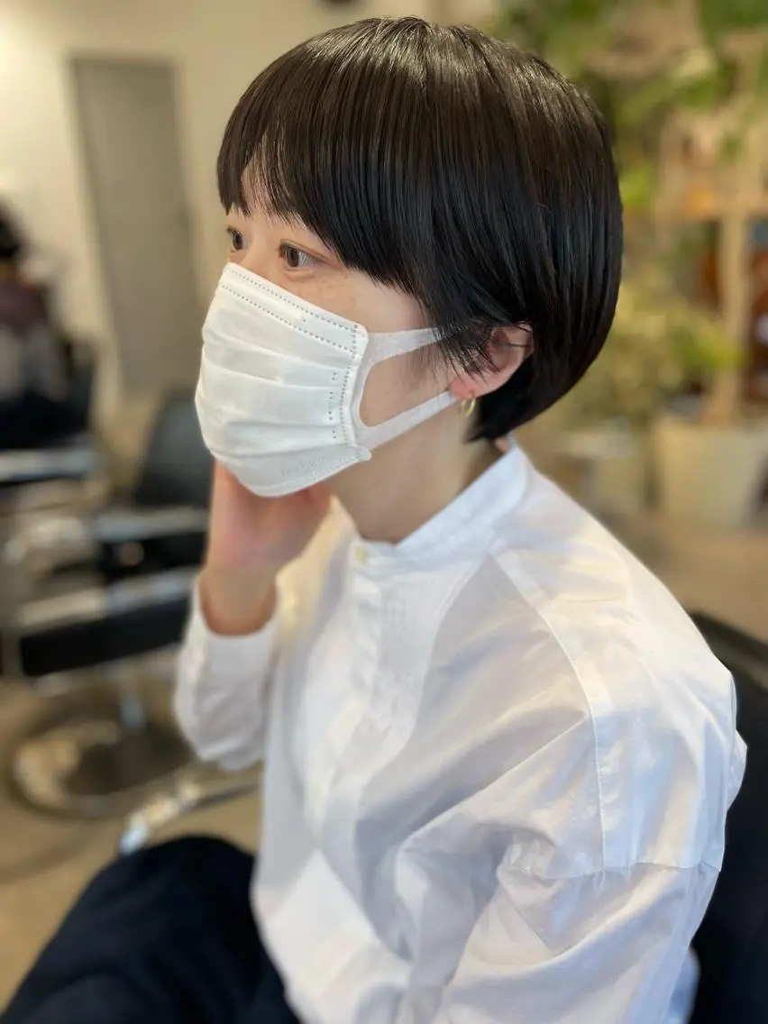 ショート 丸みショート ショートヘア 表参道【髪質改善】 宮嶋勇太のヘアスタイル
