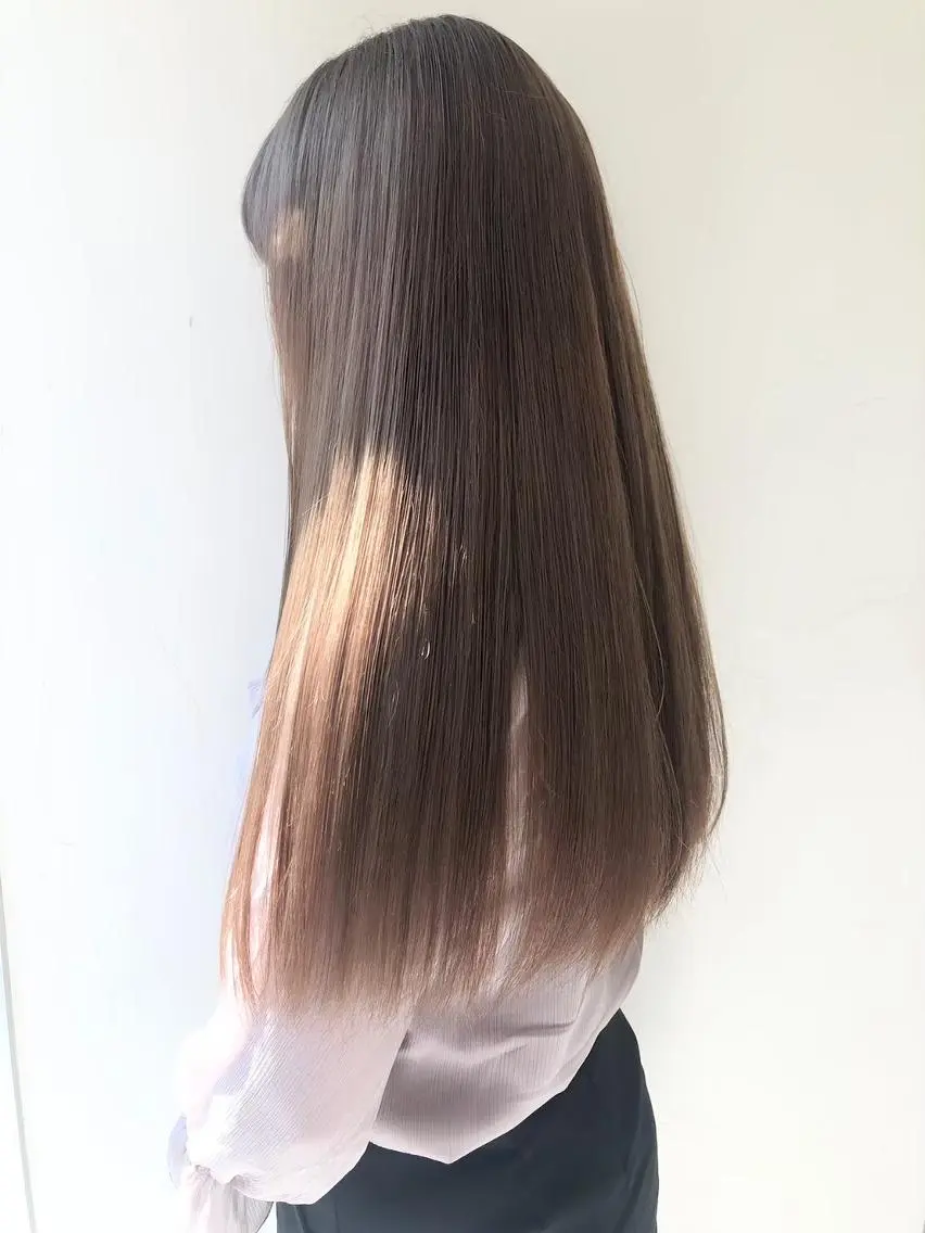 ロング カラー ロング うる艶/ハイトーン 🎀hina🎀のヘアスタイル