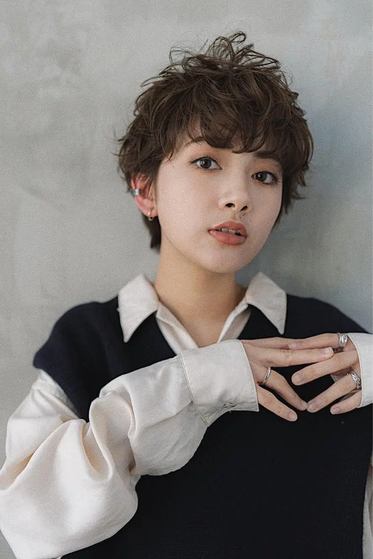ショート カラー カット ヘアカラー トリートメント 🉐レイヤー/塩見 弘樹🉐渋谷のヘアスタイル