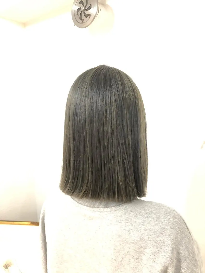 ミディアム イエローカラー 【髪質改善】Cyan 中村ちゅんみのヘアスタイル