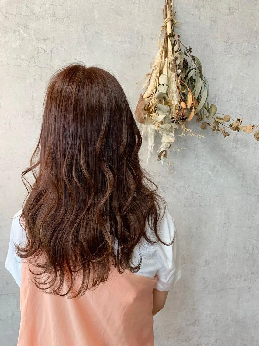 カラー 大島 千怜のヘアスタイル