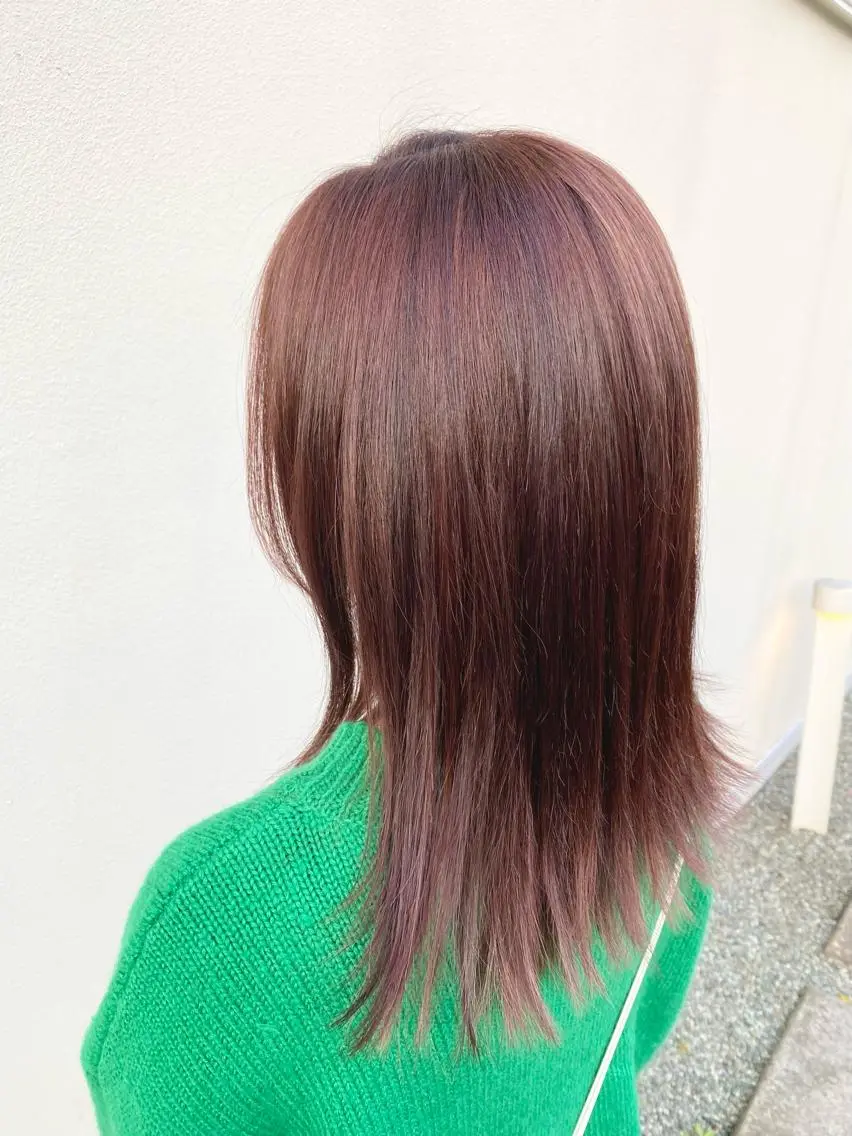 ミディアム カラー ハイライトカラー ハイライト カラースペシャリスト しょう🧑🏼‍🎨のヘアスタイル