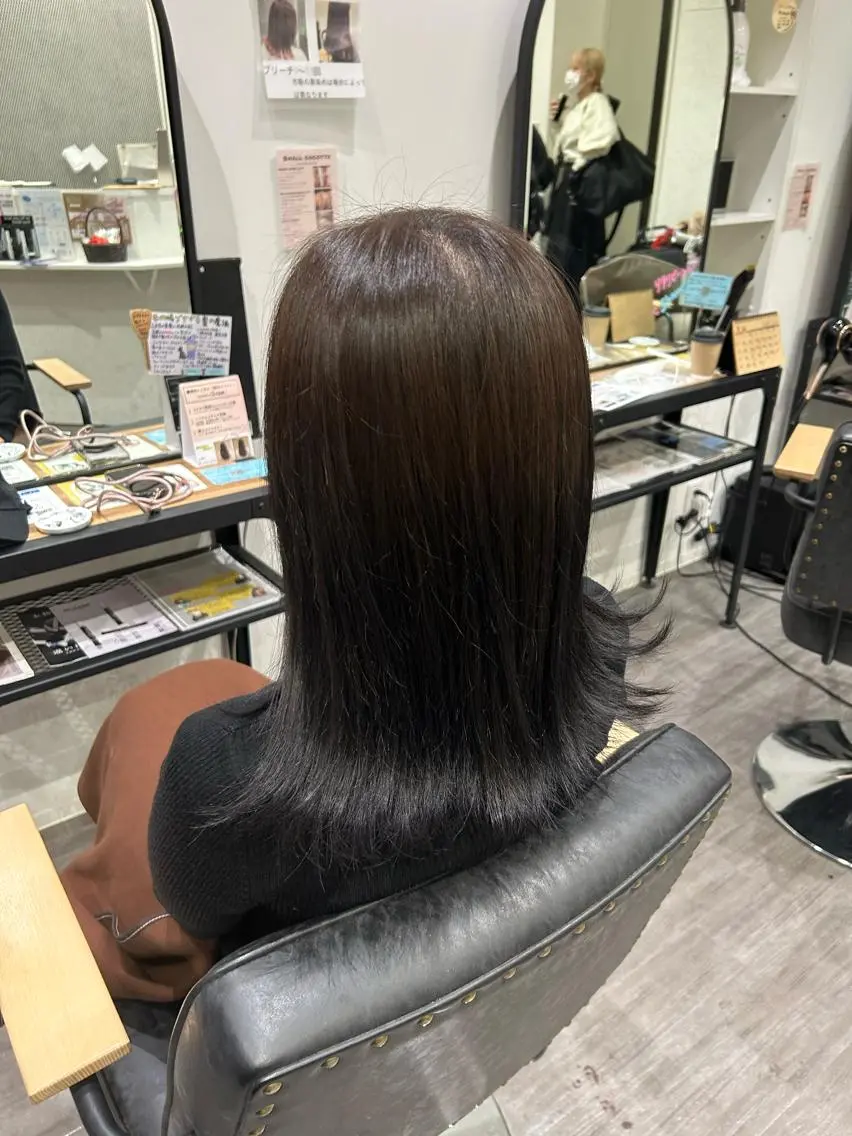 セミロング 片平 帆香のヘアスタイル