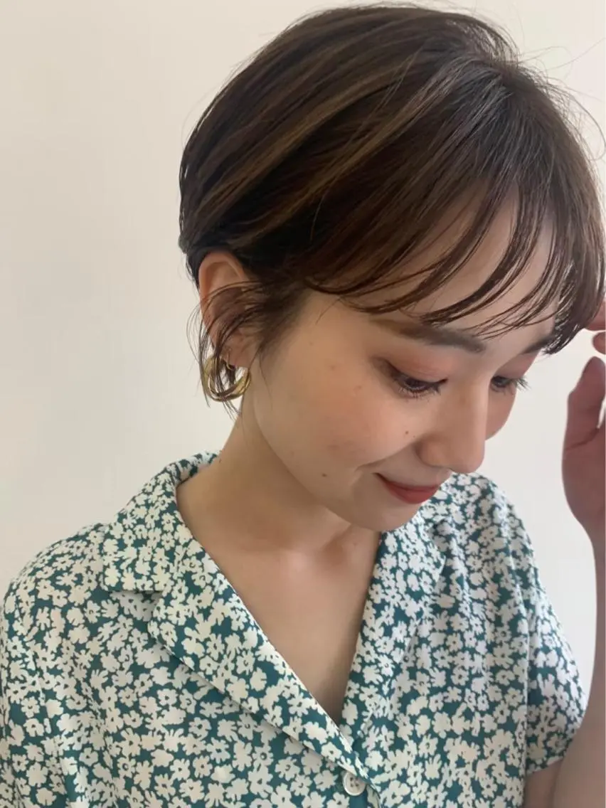 ショート カラー 透明感カラー ショートヘア ralme/sol 髙橋一哉のヘアスタイル