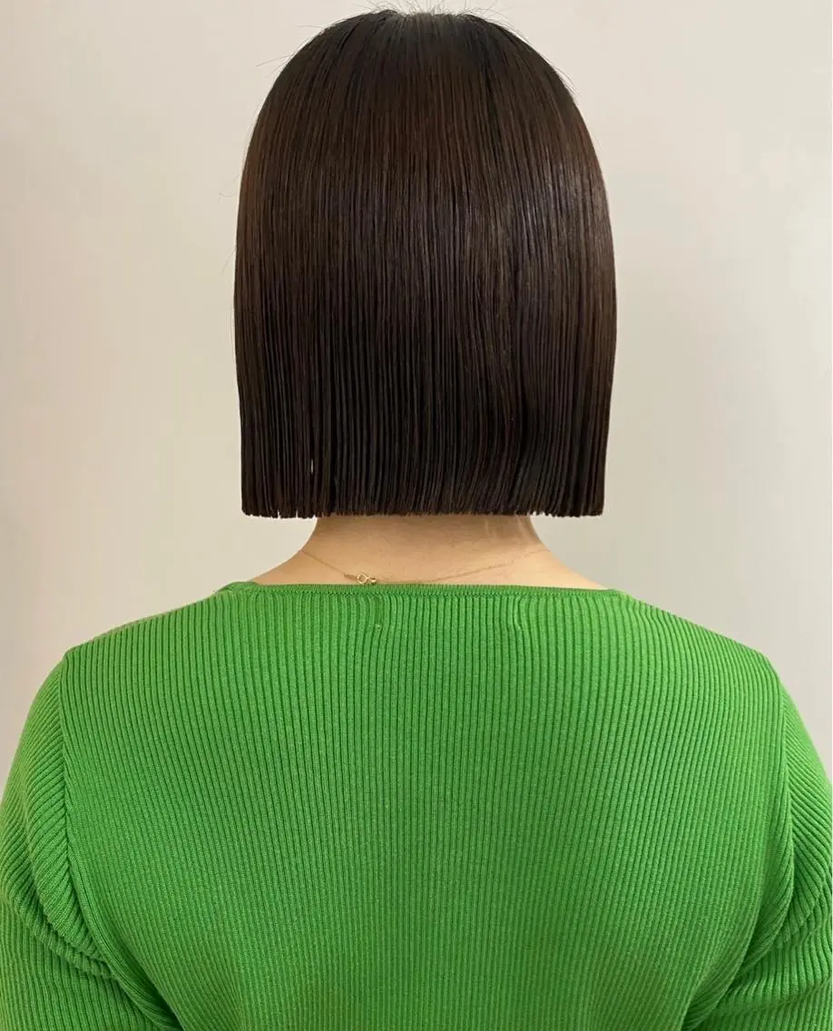 ショート カラー 切りっぱなしボブ ボブ カット ヘアカラー トリートメント 似合わせレディース/ メンズ/あゆかのヘアスタイル