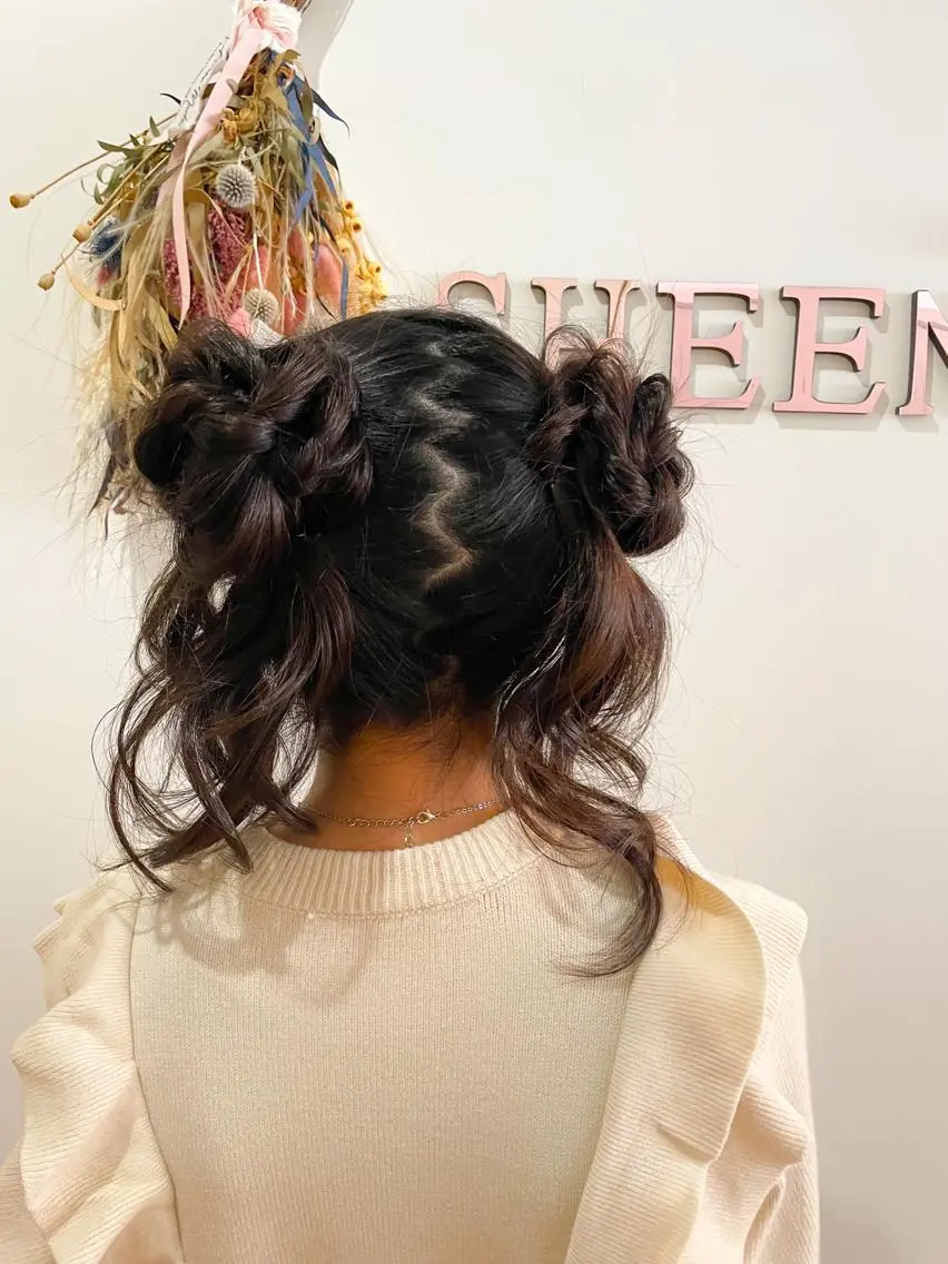 ヘアアレンジ ヘアセット Sheen .のヘアスタイル