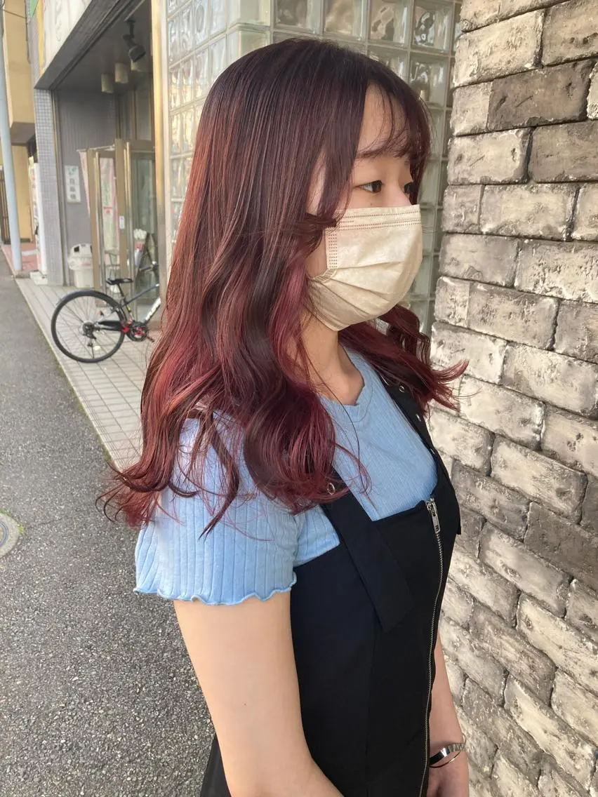 セミロング カラー カット ヘアカラー トリートメント ✂️似合わせの魔術師 石田一樹✂️のヘアスタイル