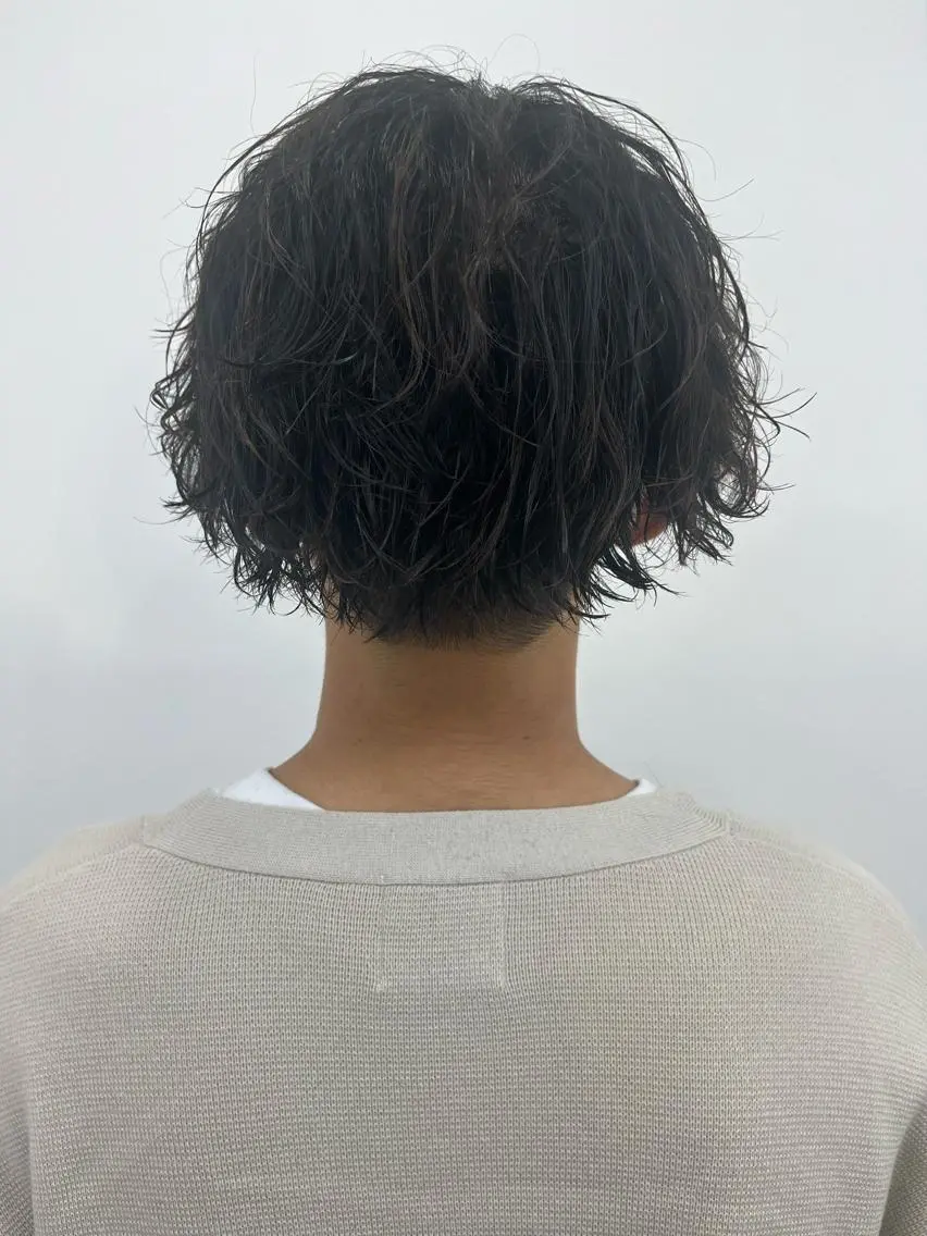 ミディアム カット パーマ ✂️波パーマ⭐️ツイ スパ✂️RYOのヘアスタイル