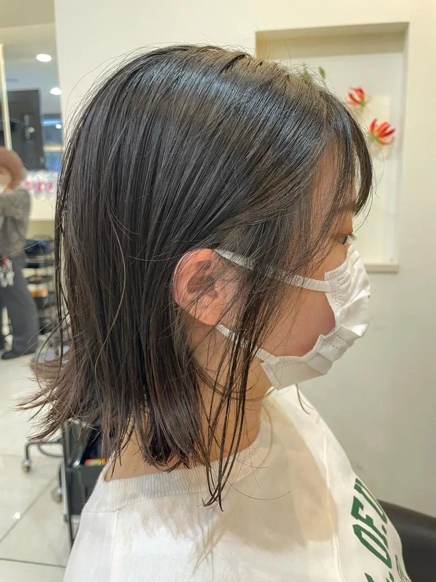 ミディアム ボブ 外ハネヘア カット ヘッドスパ 田野倉NEXT店 美髪ニストのヘアスタイル