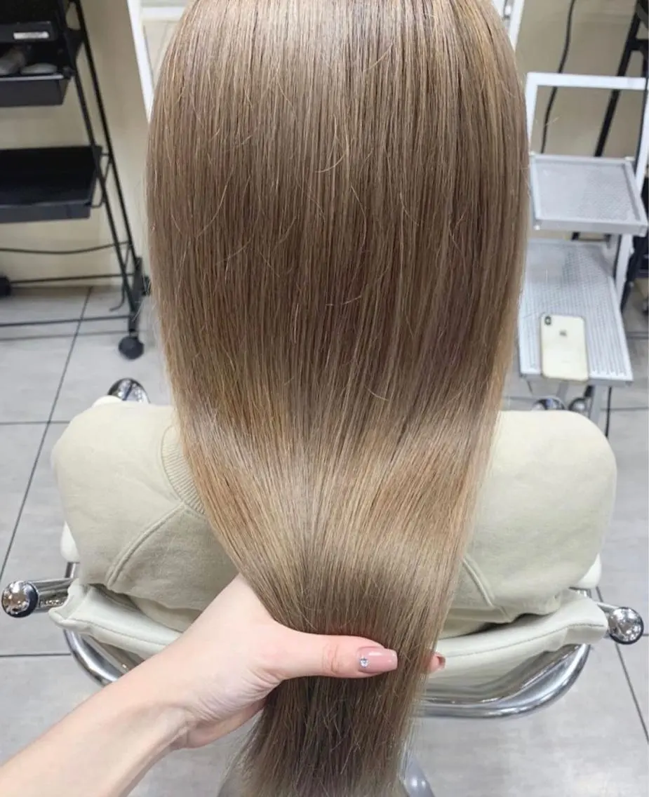 ロング ヘアカラー レイヤー/艶髪カラー 森本くるみのヘアスタイル