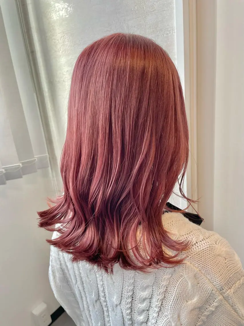 セミロング カラー カット ヘアカラー トリートメント 👑髪質改善カラー 中垣斗希のヘアスタイル