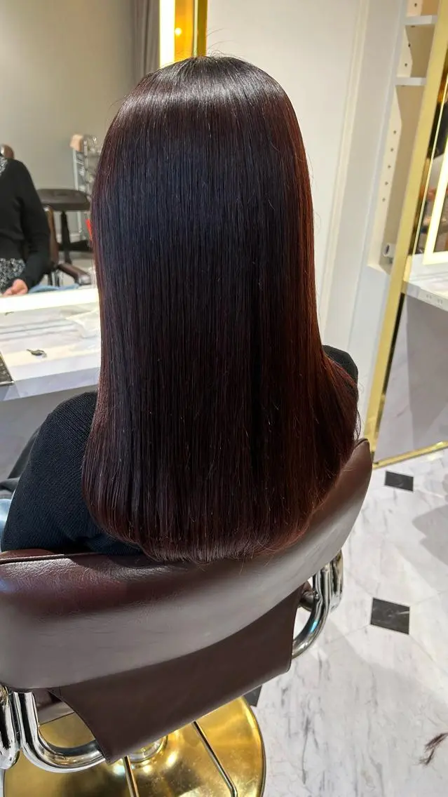 セミロング ヘアカラー 髪質改善サロン🫧 戎谷栞菜のヘアスタイル