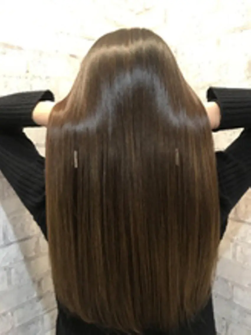 ロング 髪質改善 トリートメント トリートメント 銀座/美髪矯正カラー 髪質改善特化🍎のヘアスタイル
