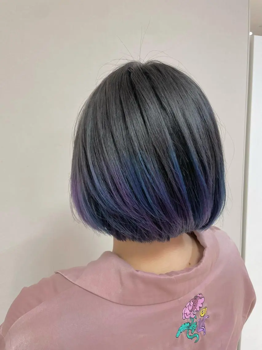 ショート カラー ヘアアレンジ ブリーチ ヘアカラー トリートメント 【Sweep】おじま のぞみのヘアスタイル