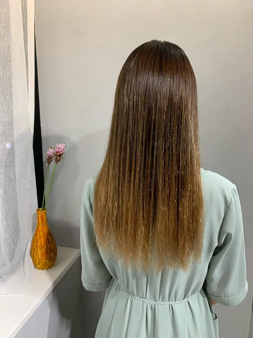 ロング カラー ヘアアレンジ ボブパーマコテ巻き風 パーマNo1深江秀平のヘアスタイル