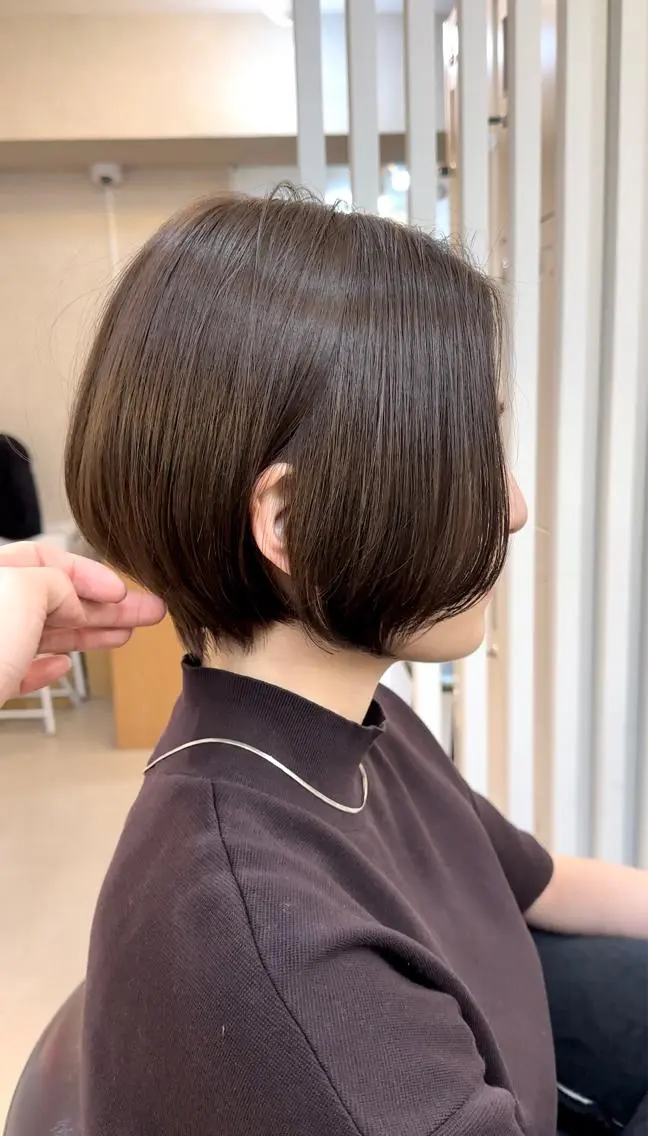 ショート カラー カット トリートメント 🍃ショートヘア🍃 北林春樹のヘアスタイル