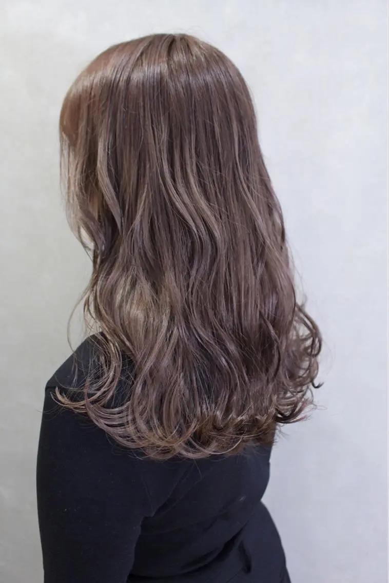 ミディアム カラー ヘアアレンジ ヘアカラー トリートメント lani ブリーチ /ダブルカラーのヘアスタイル