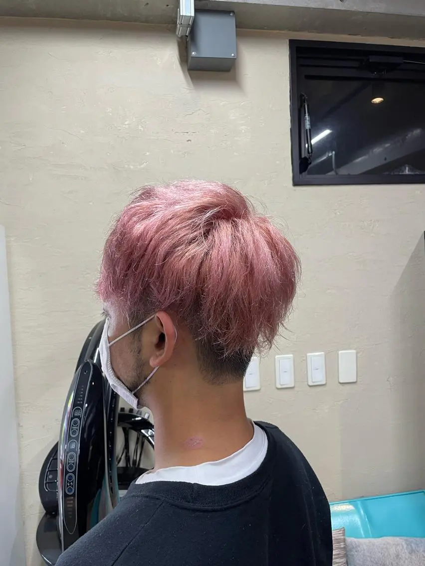 カラー メンズ カット ヘアカラー トリートメント メンズ韓国ヘア👹 KAJIのヘアスタイル