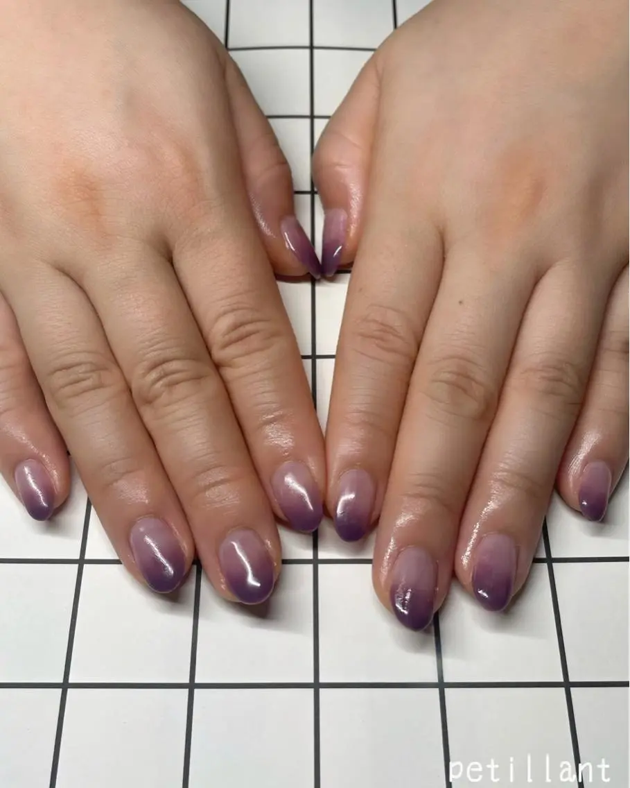 ネイル グラデーション nail salon petillantのネイルデザイン
