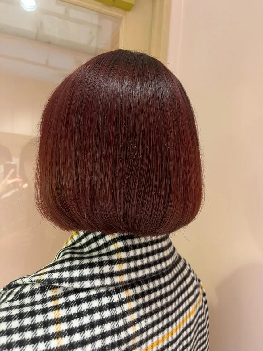 カラー レッドカラー 🫧日吉/髪質改善/ 上原ちえみ🫧のヘアスタイル
