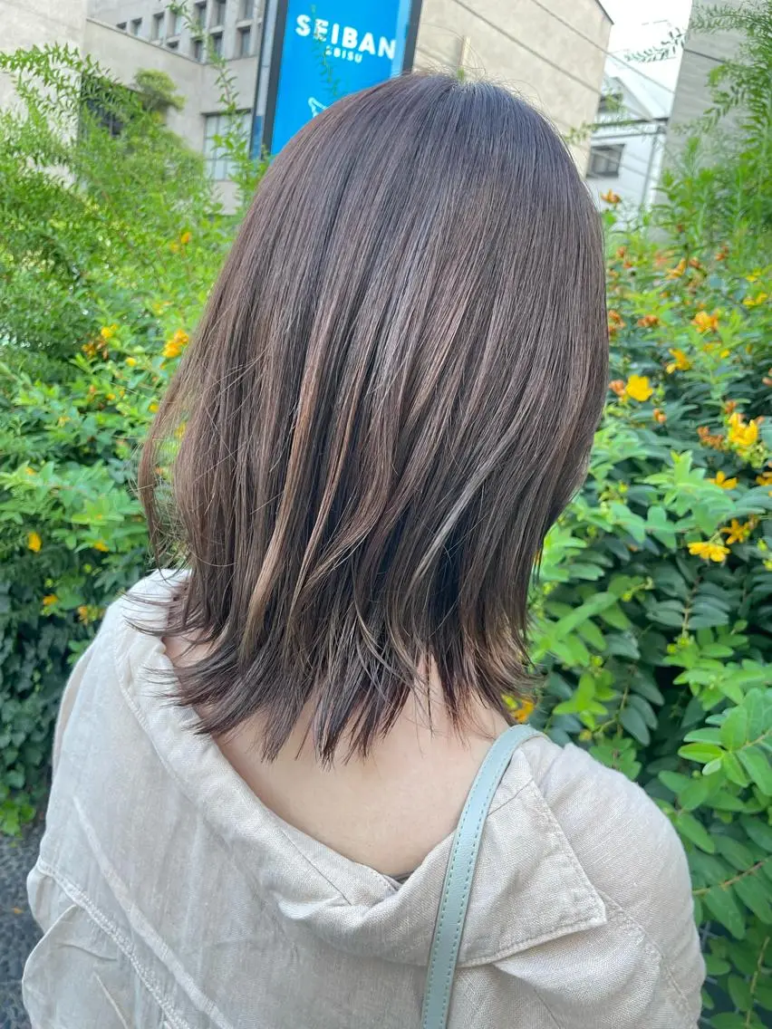 ミディアム 似合わせ×髪質改善| 矢島沙織のヘアスタイル