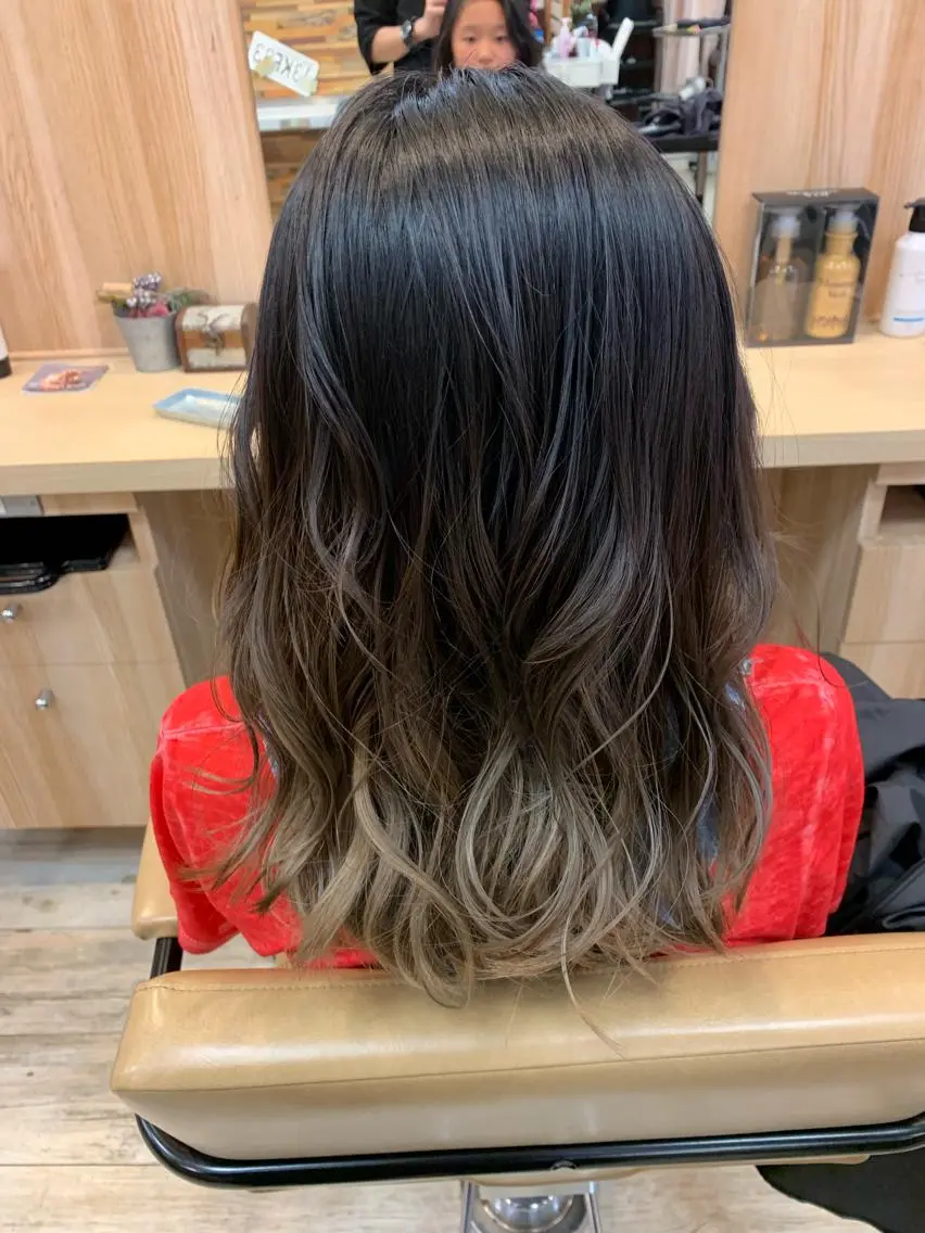 ロング カラー HAREru. モデル募集【戸塚】のヘアスタイル