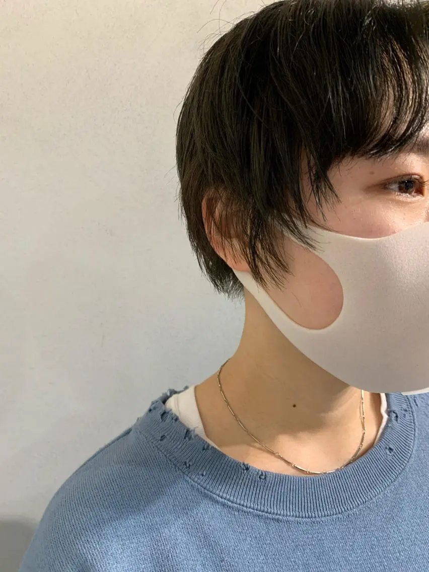 ショート カラー パーマ カット ヘアカラー パーマ ボブパーマコテ巻き風 パーマNo1深江秀平のヘアスタイル