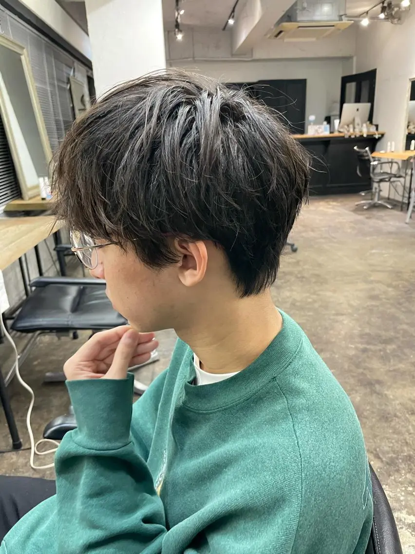 ショート メンズ メンズパーマ メンズ特化ryoのヘアスタイル