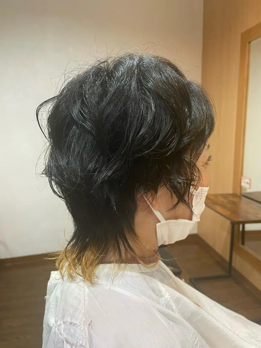 ショート カラー パーマ 浅香山✨美髪✨ やまもとあきこのヘアスタイル