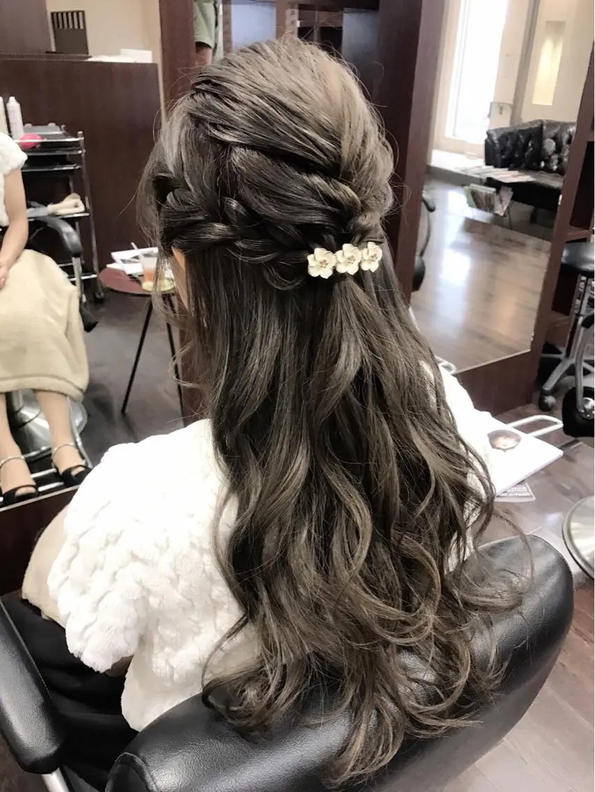 ロング ヘアアレンジ 結婚式・ブライダル 沢田 瞳のヘアスタイル