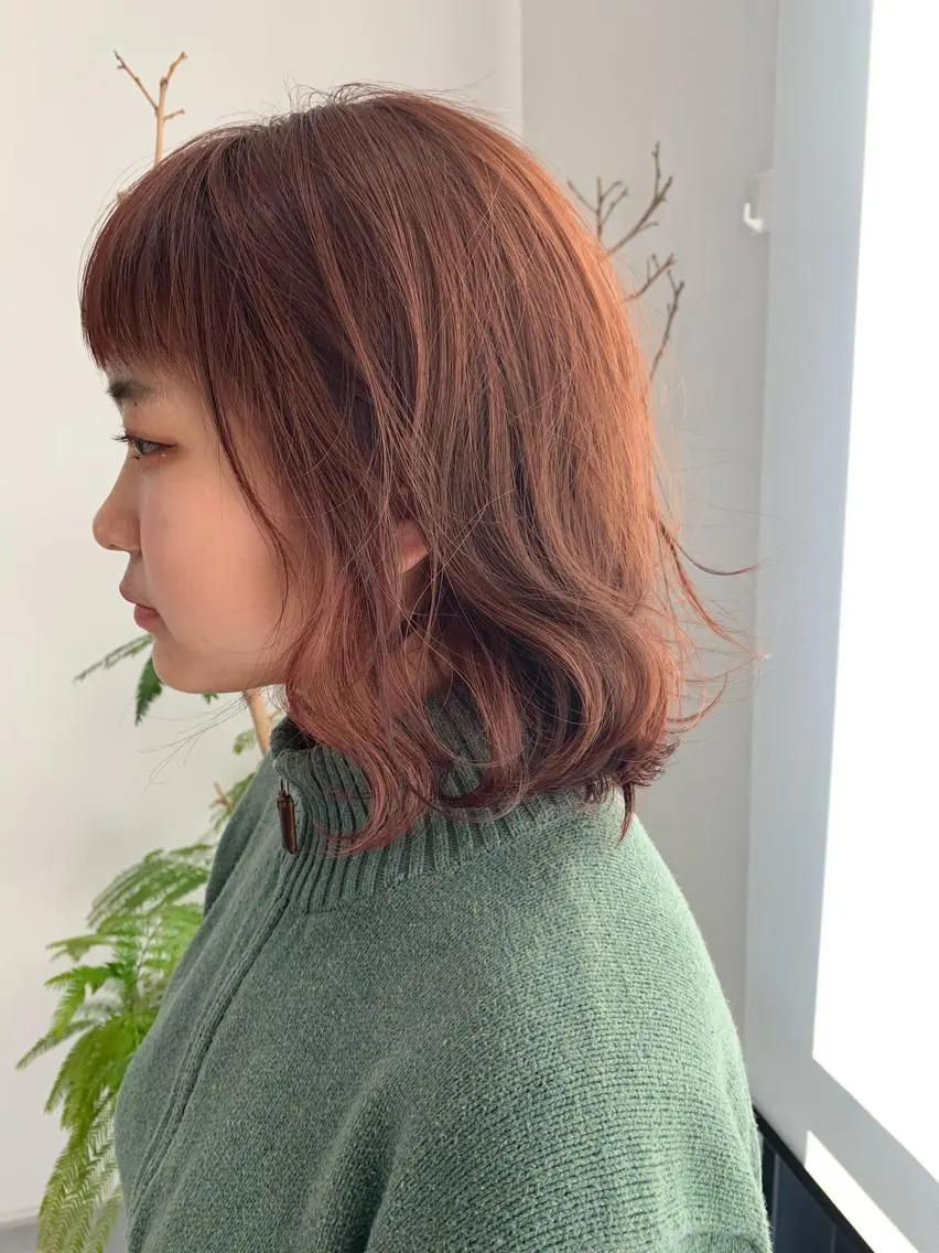 ミディアム カラー ヘアカラー トリートメント ヘアセット 中村 優太のヘアスタイル